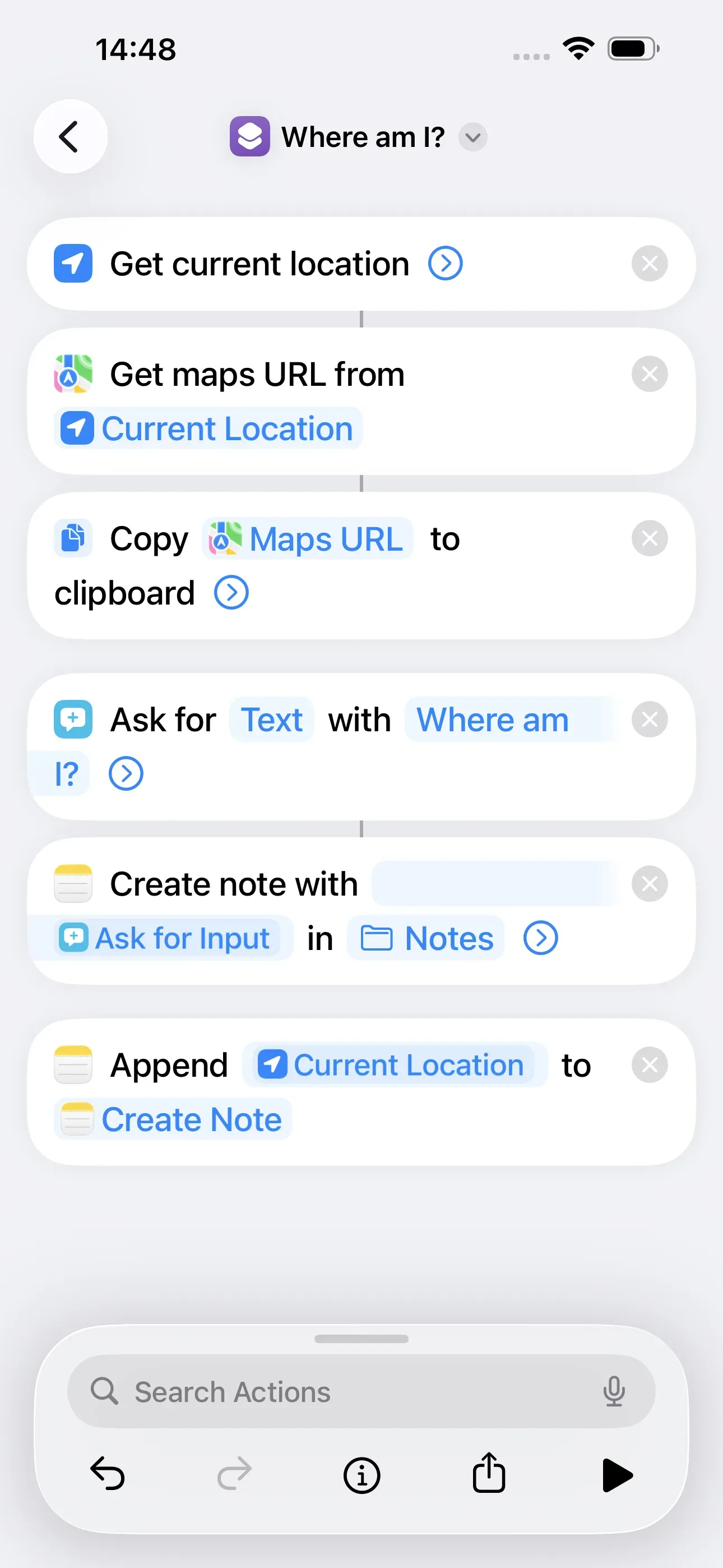 When you press the ‘Note’ field, the ‘Create Note’ option appears. This is outlined in red.
