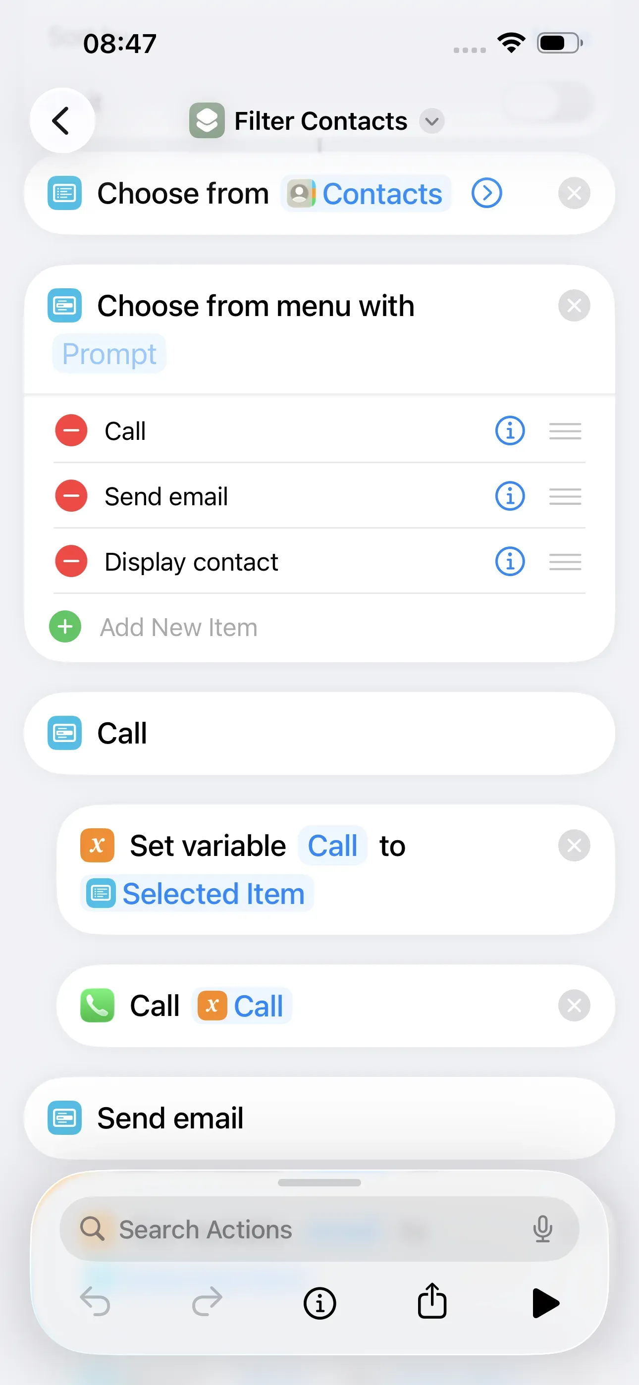 The extended shortcut is recognisable.