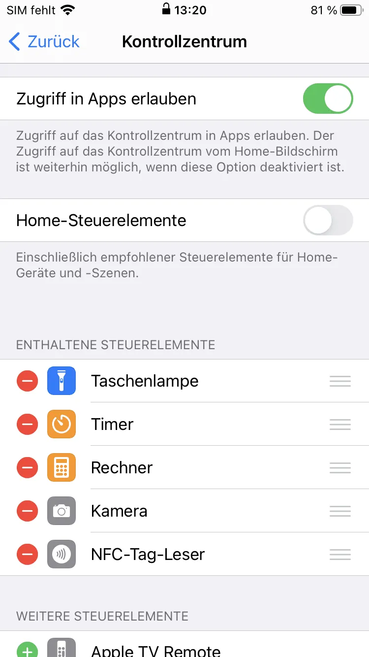 iOS 14 now has a nfc tag reader built into the control center : r/iphone