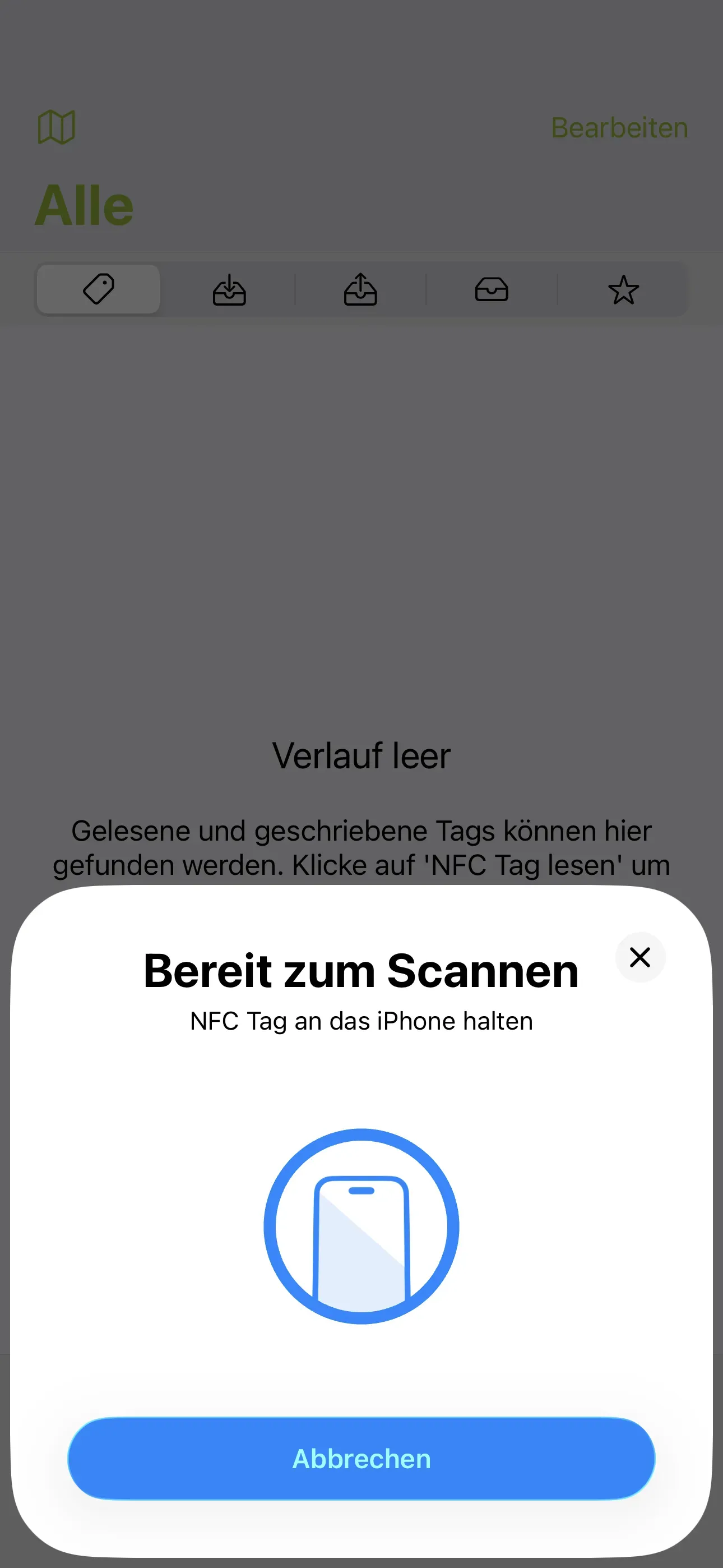 Es erscheint ein Pop-up Fenster 