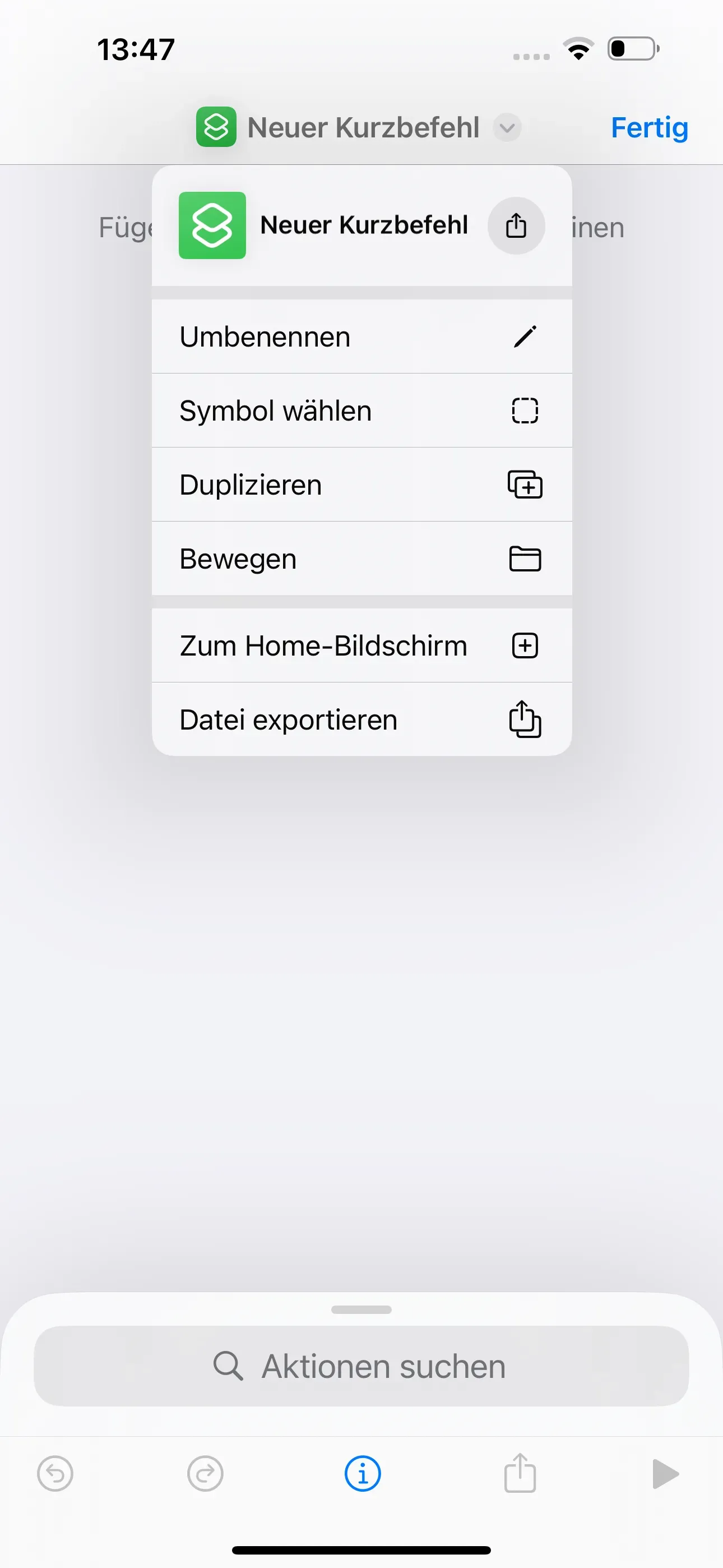 Klicken Sie auf